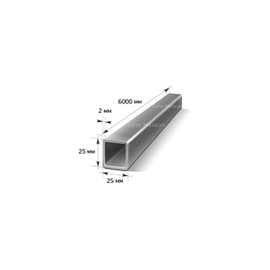 Труба профильная 25х25х2